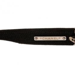 Pre Owned Chanel Black Denim CC Sunglasses