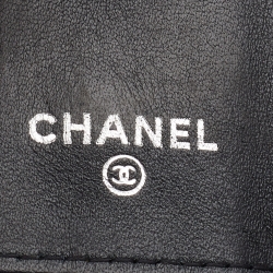 Chanel Black Caviar Leather CC 6 Key Holder