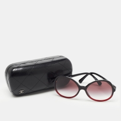 Chanel Ombre Burgundy 5351 Round Sunglasses
