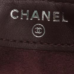 مملوكة مسبقًا حقيبة آي فون صغيرة شانيل جلد كافيار مبطن سوداء