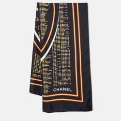 black chanel scarf vintage