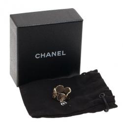 مملوكة مسبقًا Chanel Madame Coco Gold-Plated Ring Size 54