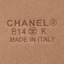 Pre Owned Chanel Black Leather Faux Pearl and Crystal CC Buckle Belt 85 CM