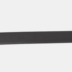 Pre Owned Chanel Black Leather Crystal and Beads CC Buckle Belt 100CM