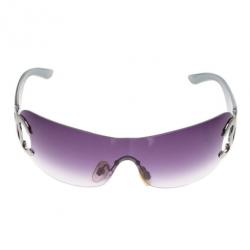 مملوكة مسبقًا Chanel Black CC Logo Shield Sunglasses