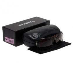 Pre Owned نظارة شمس شانيل سحلفاة إطار مستطيلي