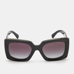 مملوكة مسبقًا Chanel Black Gradient 5435 CC Square Sunglasses