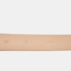 Chanel Black Leather CC Oval Wide Belt 95CM