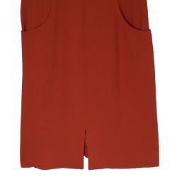 Pre Owned Chanel Orange Knee-length Dress L