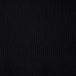 Chanel Black Crinkled Knit Midi Skirt XXL 