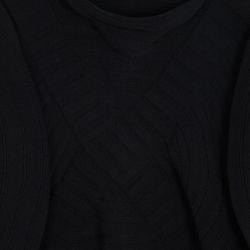 Pre Owned بلوزة شانيل دائرية مغزولة S