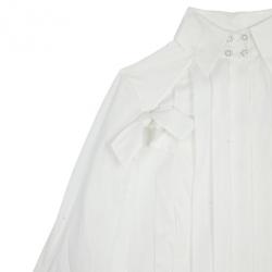 مملوكة مسبقًا Chanel White Long Sleeve Shirt S