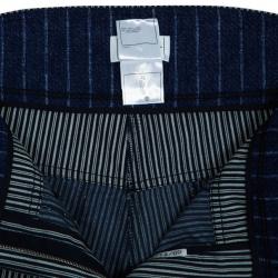 Pre Owned Chanel Pinstripe Trousers L
