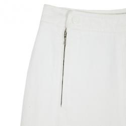 مملوكة مسبقًا Chanel Cream Denim Culottes M