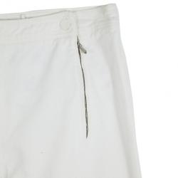 مملوكة مسبقًا Chanel Cream Denim Culottes M