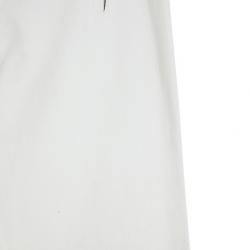 مملوكة مسبقًا Chanel Cream Denim Culottes M