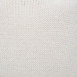 Chanel Cream Crochet Knit Sleeveless Fit and Flare Dress L