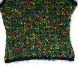 مملوكة مسبقًا Chanel Multicolor Woven Sleeveless Top M