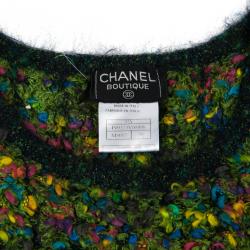 مملوكة مسبقًا Chanel Multicolor Woven Sleeveless Top M