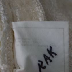 Chanel Off White Velvet Feel Button Detail Cardigan M
