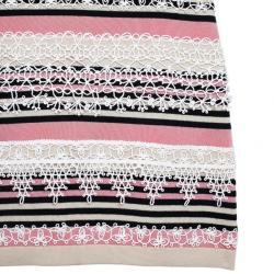 Pre Owned Chanel Resort 2011 Striped Cashmere Dress L 