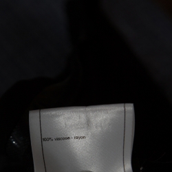 Pre Owned فستان شانيل بلا حمالات حزام لؤلؤ كريب ستريتش أسود M