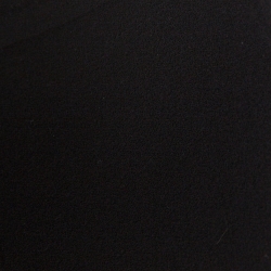 Chanel Black Crepe Wool Pencil Skirt M