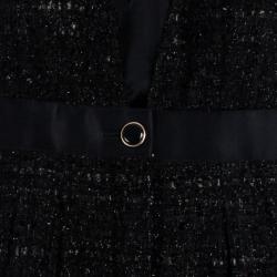 مملوكة مسبقًا Chanel Black Tweed Dress M