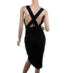 مملوكة مسبقًا Chanel Black Tweed Dress M