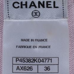 Pre Owned Chanel Pink Tassle Sleeveless Top S