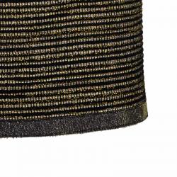 Chanel Metallic Textured Skirt Suit With Pleated Top M