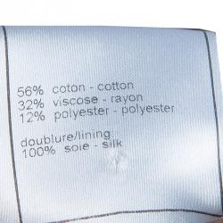 Pre Owned Chanel Black Tweed Skirt Suit M