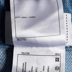 Chanel Indigo Quilted Denim Skinny Jeans M