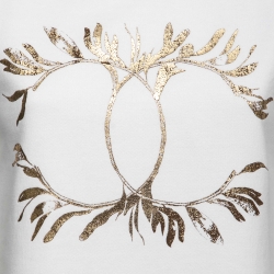 Pre Owned Chanel White Cotton Logo Printed Short Sleeve T-Shirt XS