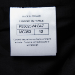 Chanel Black & Gold Tweed Braided-Trim Jacket M