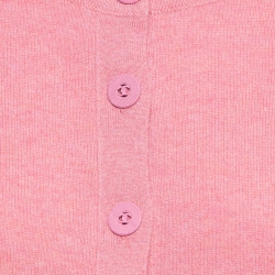 Pre Owned Chanel Pink Cashmere Cropped Cardigan S