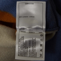 Pre Owned Chanel Multicolor Cashmere Colorblock Cardigan XXL