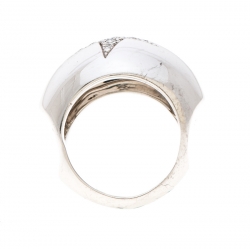 Chanel Comète Boule Diamond 18K White Gold Ring