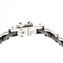Chanel Ultra Black Ceramic White Gold Bracelet