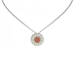 Chanel Floral CC Enamel Metallic Necklace
