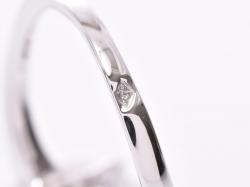 Chanel White Ceramic Camellia Ring Size 48