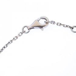  Chanel Camélia Sculpté Onyx Inlay Diamond 18k White Gold Bracelet 