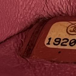 Pre Owned Chanel Peach Lambskin Leather Medium Classic Single Flap Valentine Charm Shoulder Bag