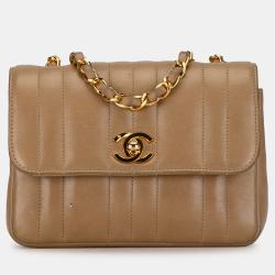 مملوكة مسبقًا Chanel Mini Calfskin Vertical Quilt Flap Bag