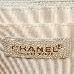 مملوكة مسبقًا Chanel Ivory Caviar Leather Vintage Kelly Bag