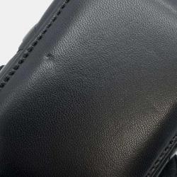 Pre Owned Chanel Black Leather Small Vanity Case Chain Shoulder Bag