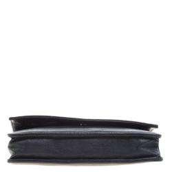 Chanel Black Caviar Leather Sevruga Wallet on Chain
