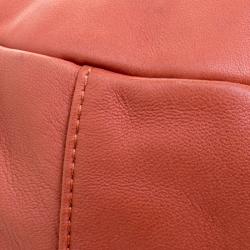 Pre Owned Chanel Vermilion Ultra Soft Leather Sensual Shopping Hobo