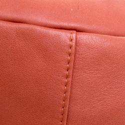 Pre Owned Chanel Vermilion Ultra Soft Leather Sensual Shopping Hobo