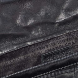 مملوكة مسبقًا Chanel Black Quilted Leather Mademoiselle Lock Accordion Flap Bag
